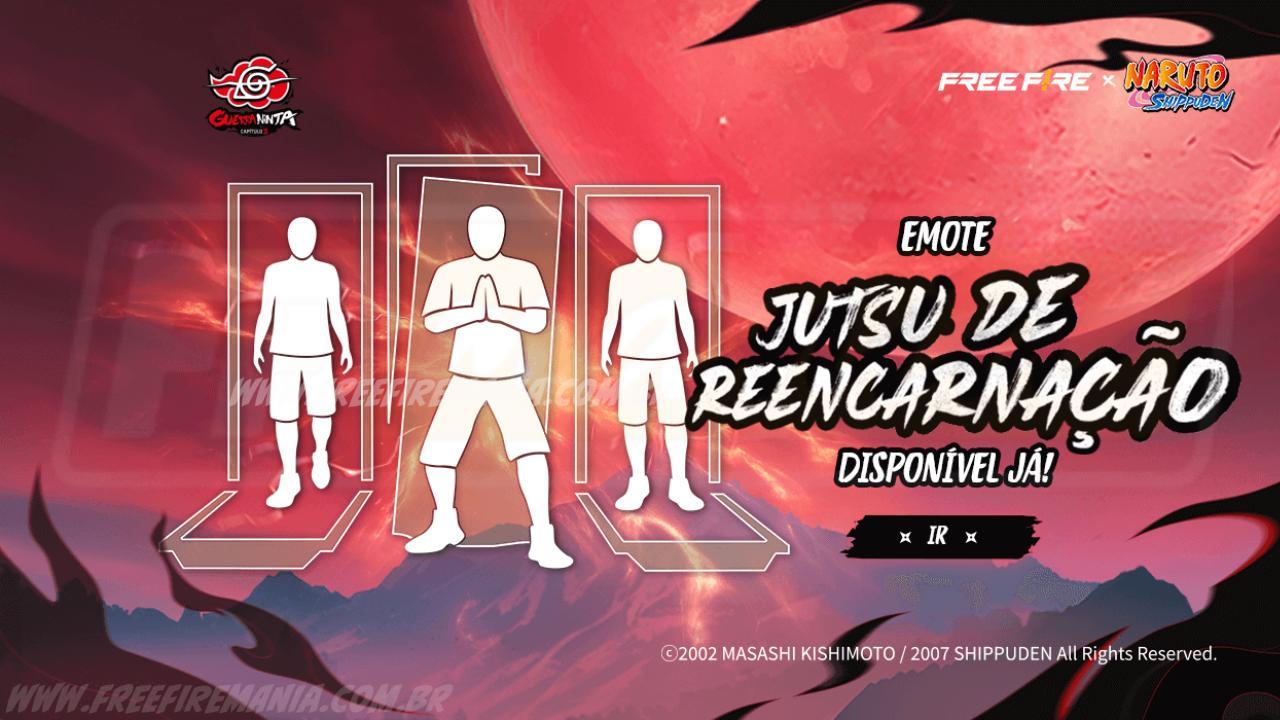 Royale at Free Fire Choice Event ofrece reencarnación de Jutsu Emote del 16 de agosto de 2025 - Imagen del artículo original